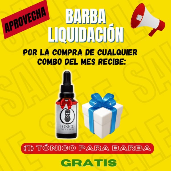 Tónico Para Barba (x2) + BARBA REGALO + ENVÍO GRATIS - Imagen 2