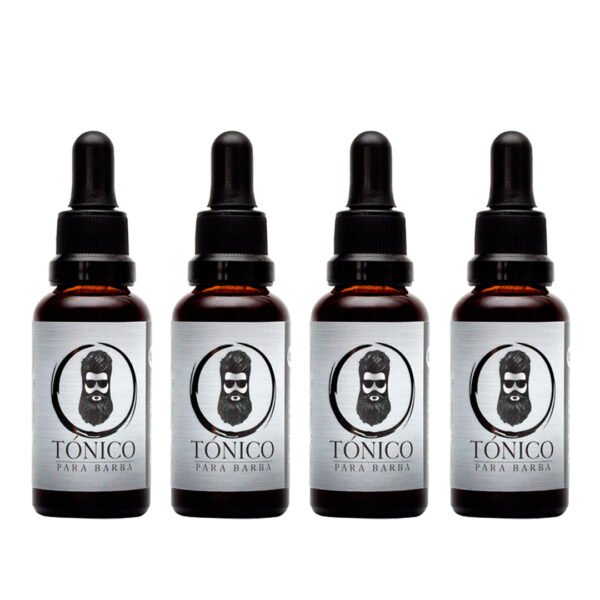 Tónico Para Barba (x4) + Barba jabón Gratis + ENVÍO GRATIS