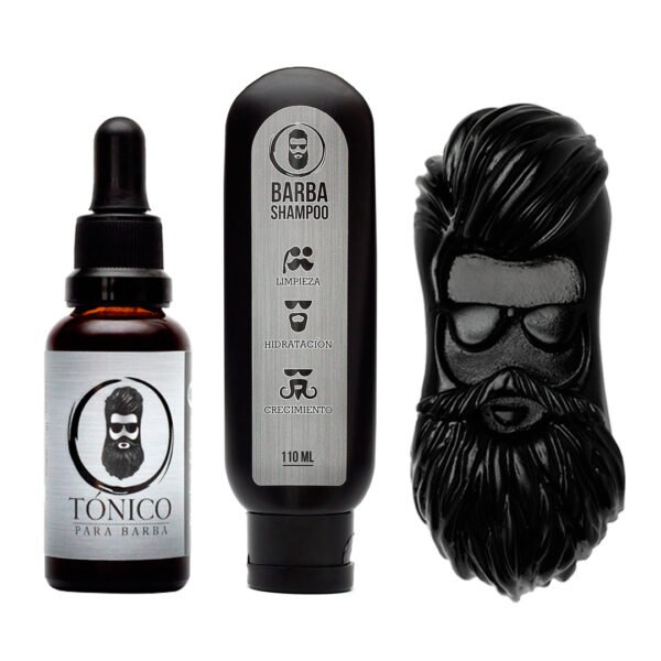 Tónico Para Barba + Barba Shampoo + Barba Jabón + Barba jabón Gratis + ENVÍO GRATIS